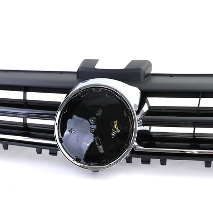 Gloss Black Sport Grille with Chrome Stripe for VW Golf 7 also GTI 12-17