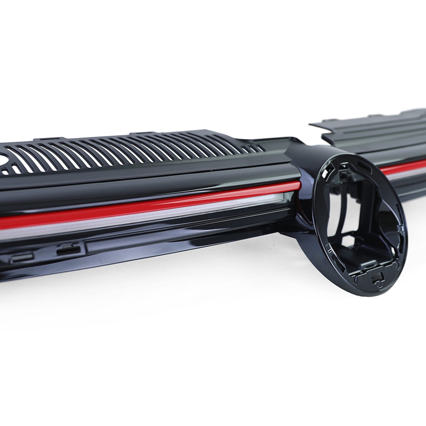 ⭐Sports radiator grille with red stripe for VW Golf 8 E GTI 19+⭐