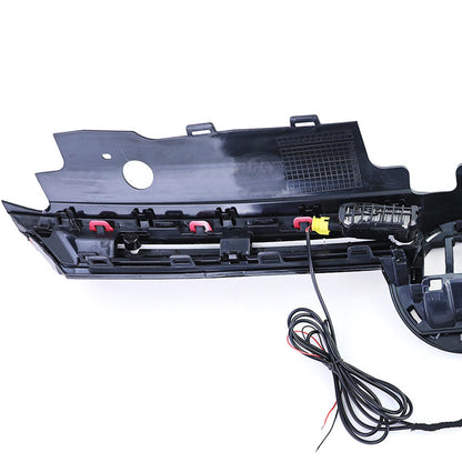 ⭐Sports radiator grille with red stripe for VW Golf 8 E GTI 19+⭐