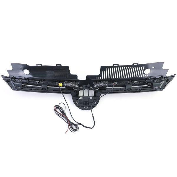 Griglia radiatore sportiva con striscia cromata illuminata per VW Golf 8 anche GTI dal 2019