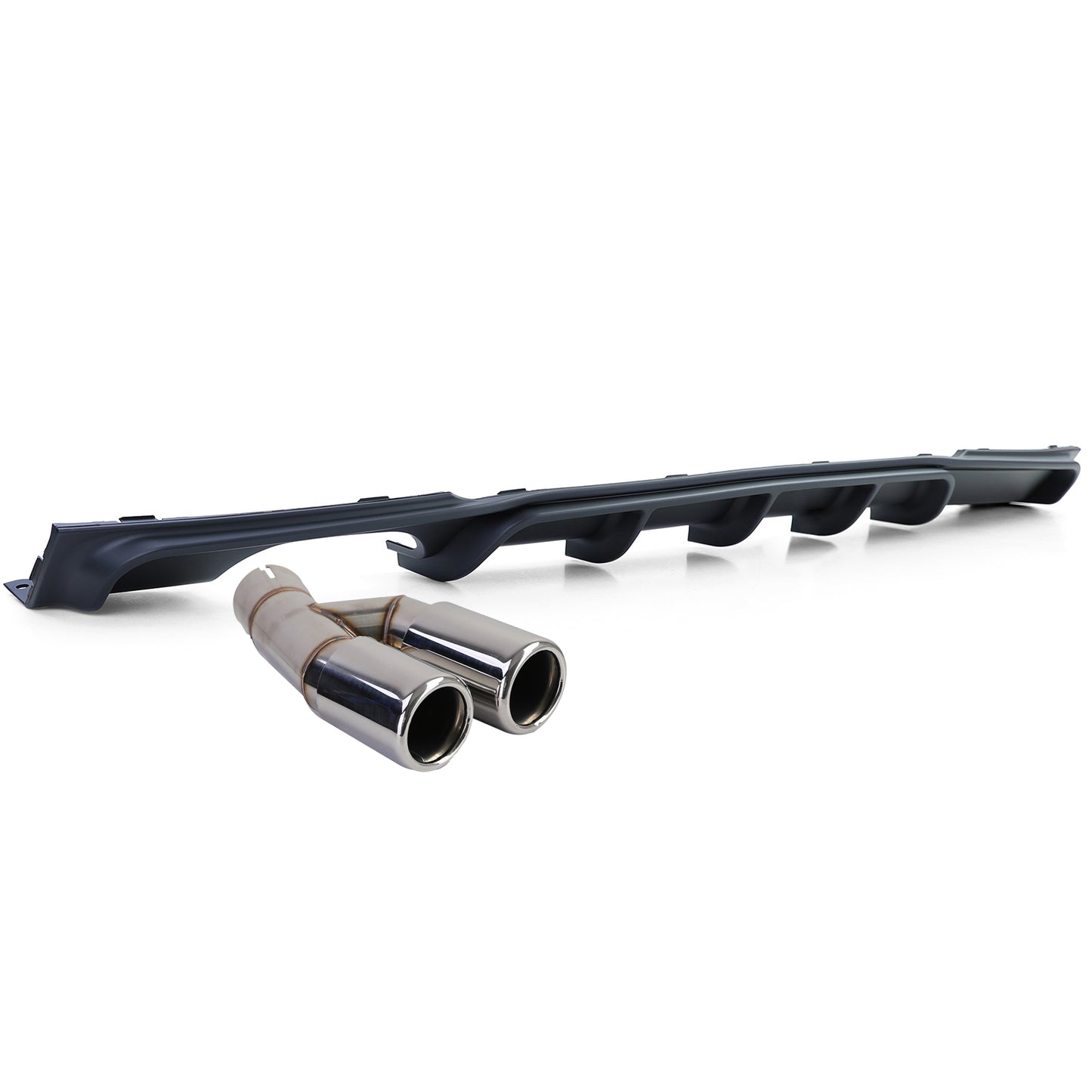 Matte rear diffuser + exhaust tip suitable for BMW F30 F31 31 