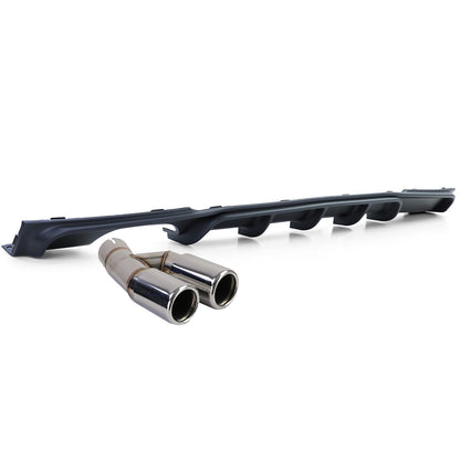 Matte rear diffuser + exhaust tip suitable for BMW F30 F31 31 