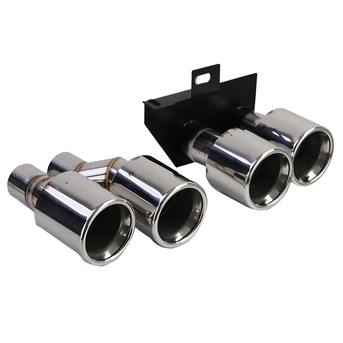 Chrome exhaust tips suitable for BMW F10 F11 520 523 525 528 530