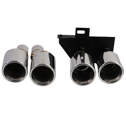 Chrome exhaust tips suitable for BMW F10 F11 520 523 525 528 530