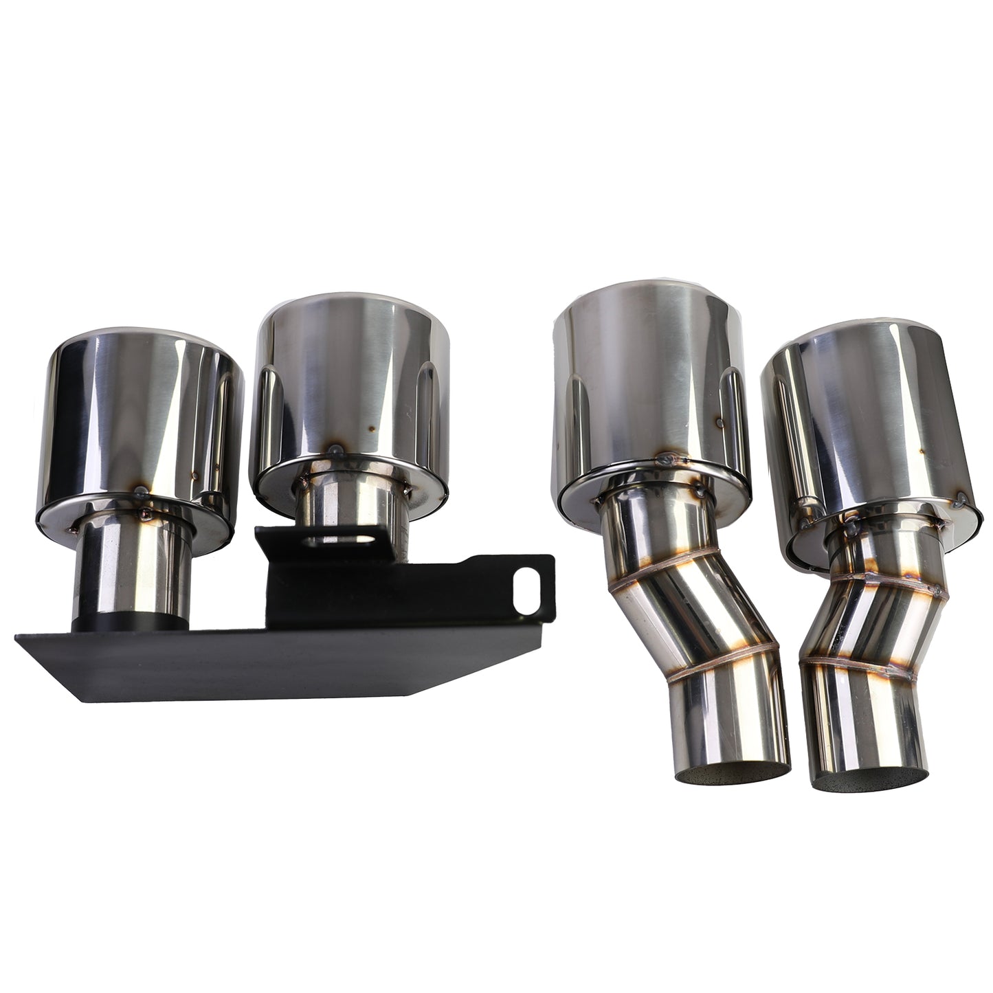 Chrome exhaust tips suitable for BMW F10 F11 520 523 525 528 530
