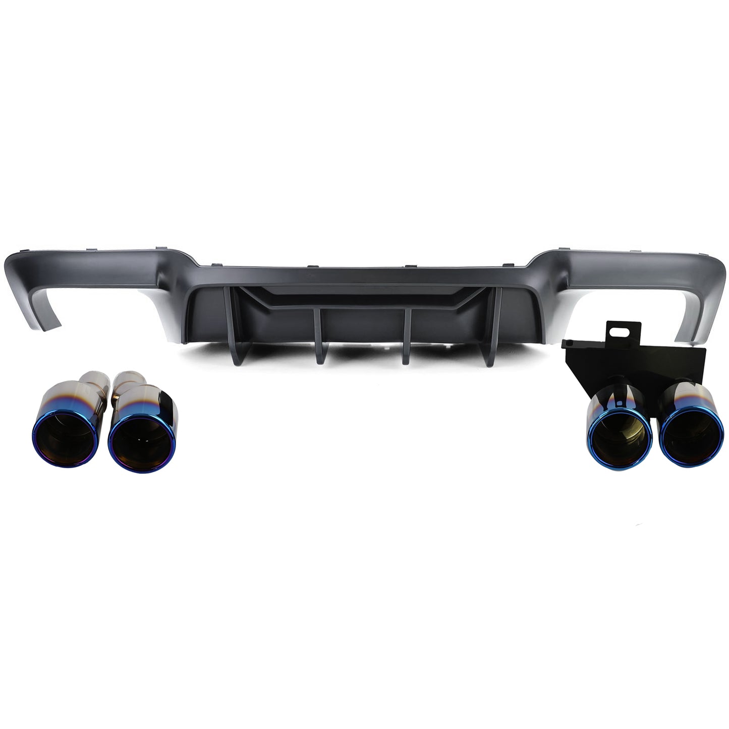 Rear Diffuser + Exhaust Tips Suitable for BMW F10 F11 