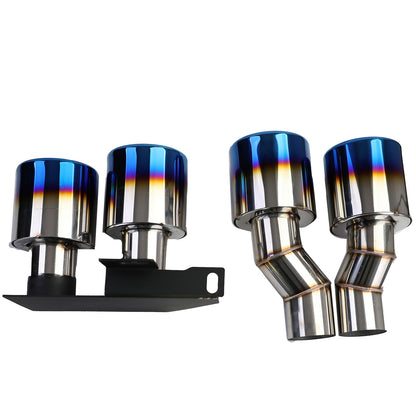 Rear Diffuser + Exhaust Tips Suitable for BMW F10 F11 