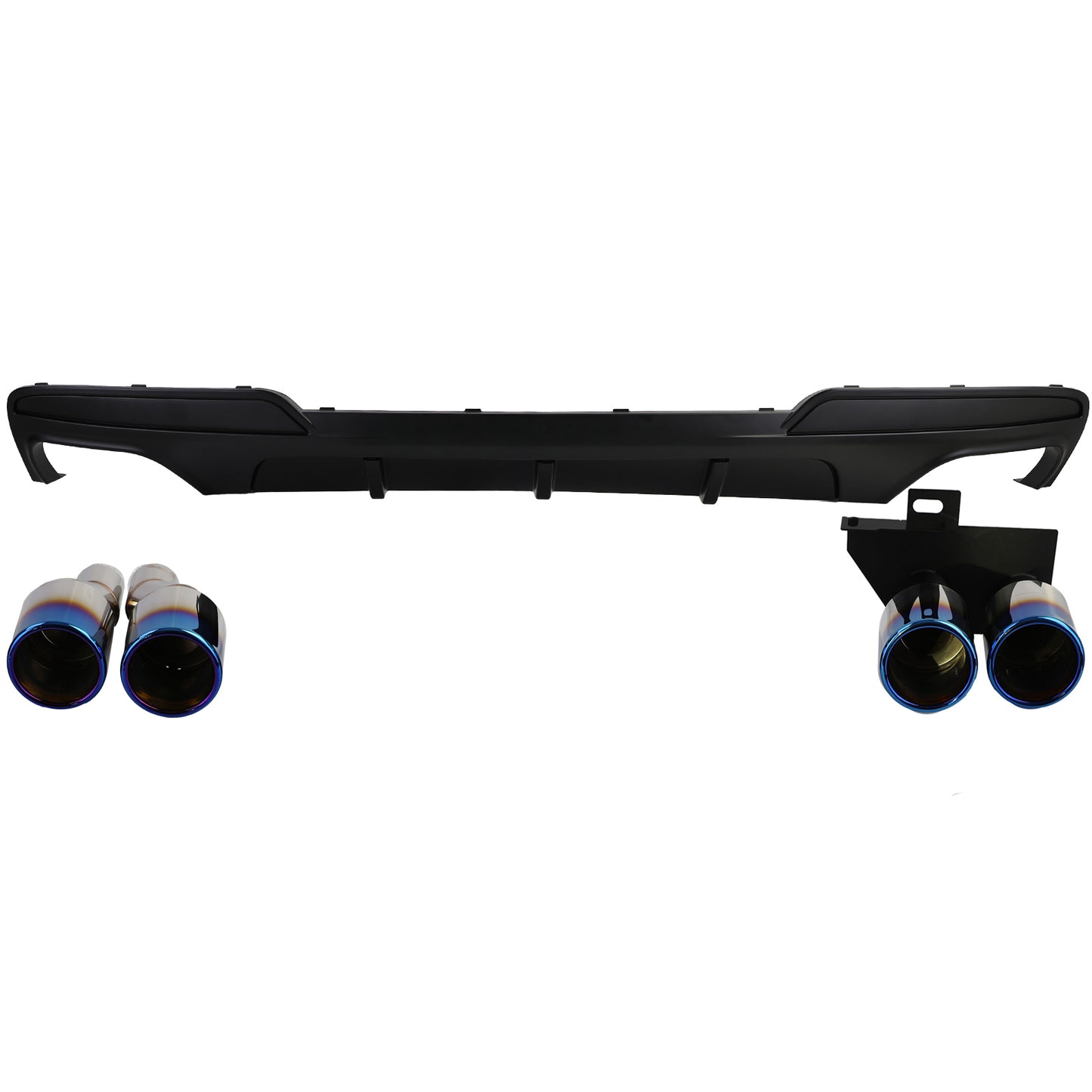 Rear Diffuser + Exhaust Tips Suitable for BMW F10 F11