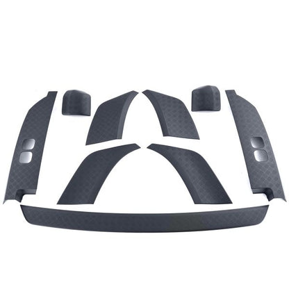 Set Coperture Protettive Offroad Nero Opaco per Land Rover Defender L663 110 ab19