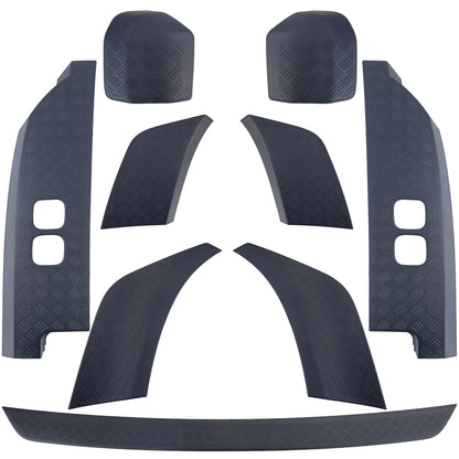 🔥Set Coperture Protettive Offroad Nero Opaco per Land Rover Defender L663 110🔥
