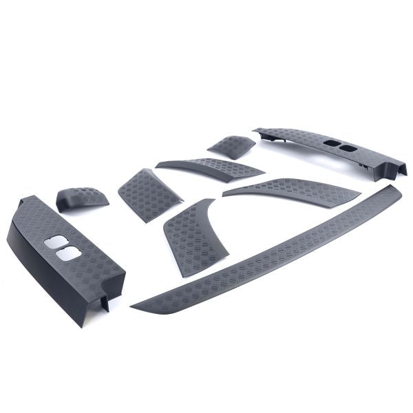 Set Coperture Protettive Offroad Nero Opaco per Land Rover Defender L663 110 ab19