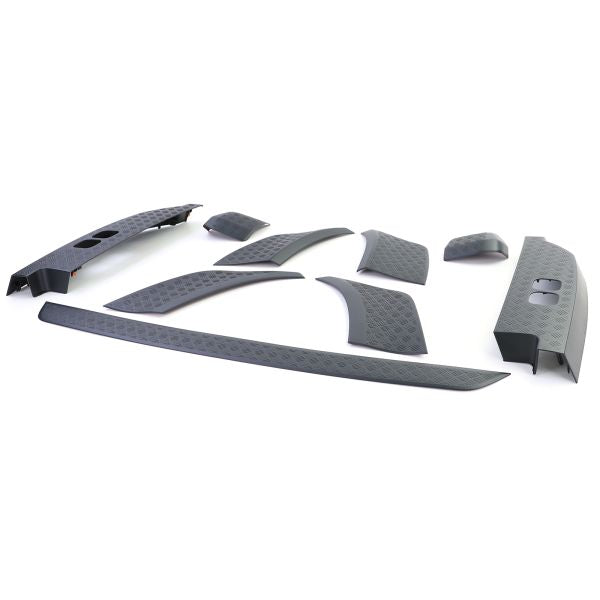 Set Coperture Protettive Offroad Nero Opaco per Land Rover Defender L663 110 ab19