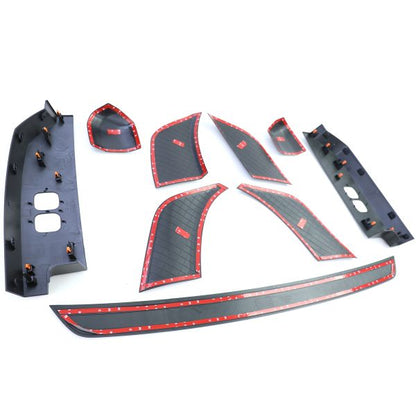 Set Coperture Protettive Offroad Nero Opaco per Land Rover Defender L663 110 ab19