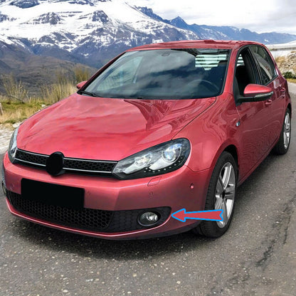 ✨Griglia a nido d'ape lucida per fendinebbia paraurti per VW Golf 6 08-13✨
