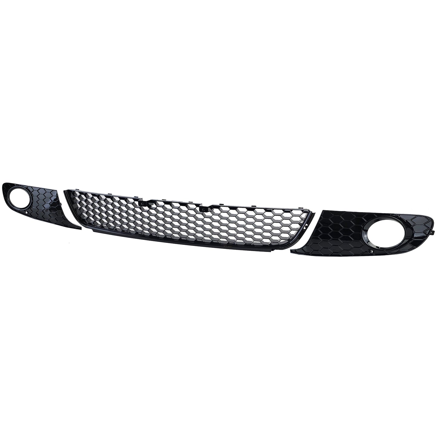 ✨Griglia a nido d'ape lucida per fendinebbia paraurti per VW Golf 6 08-13✨