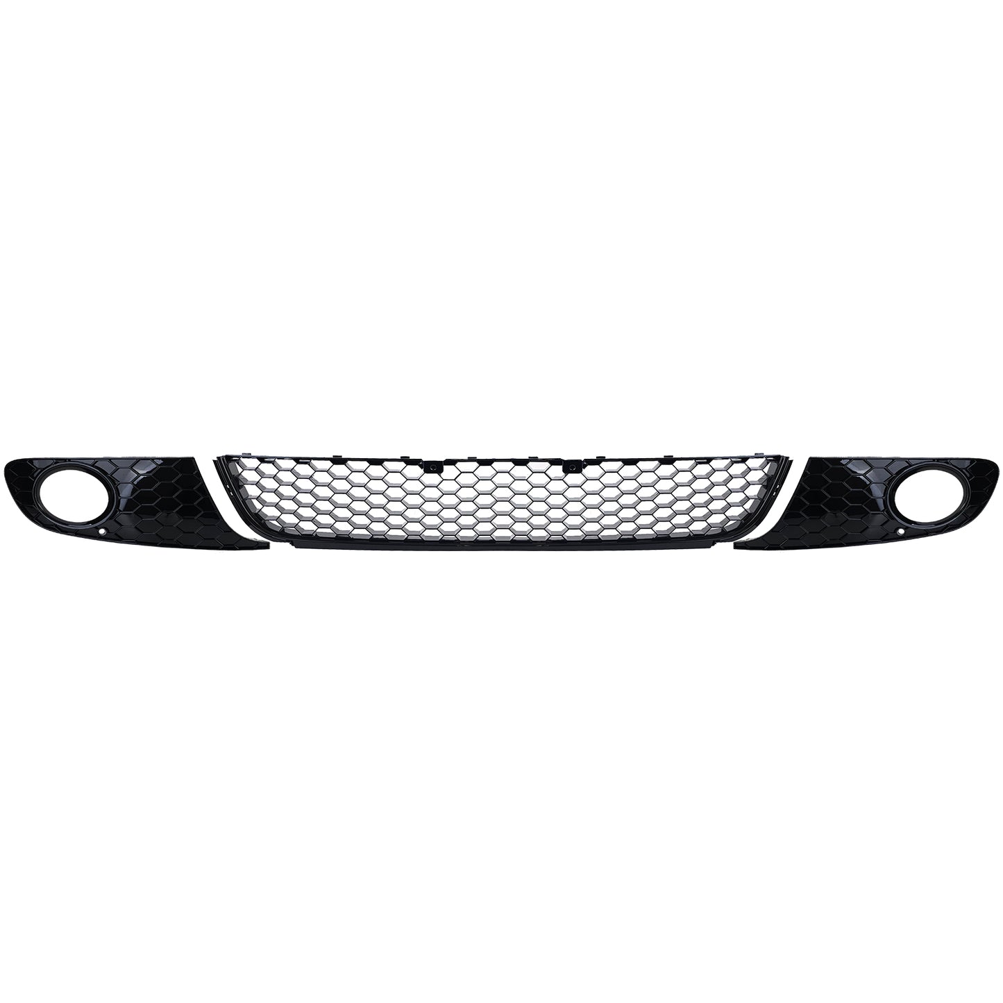✨Griglia a nido d'ape lucida per fendinebbia paraurti per VW Golf 6 08-13✨