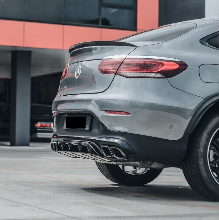 💫ART.7050 Diffusore + Terminali GLC63 AMG Look per GLC (C253) 2016-2023💫