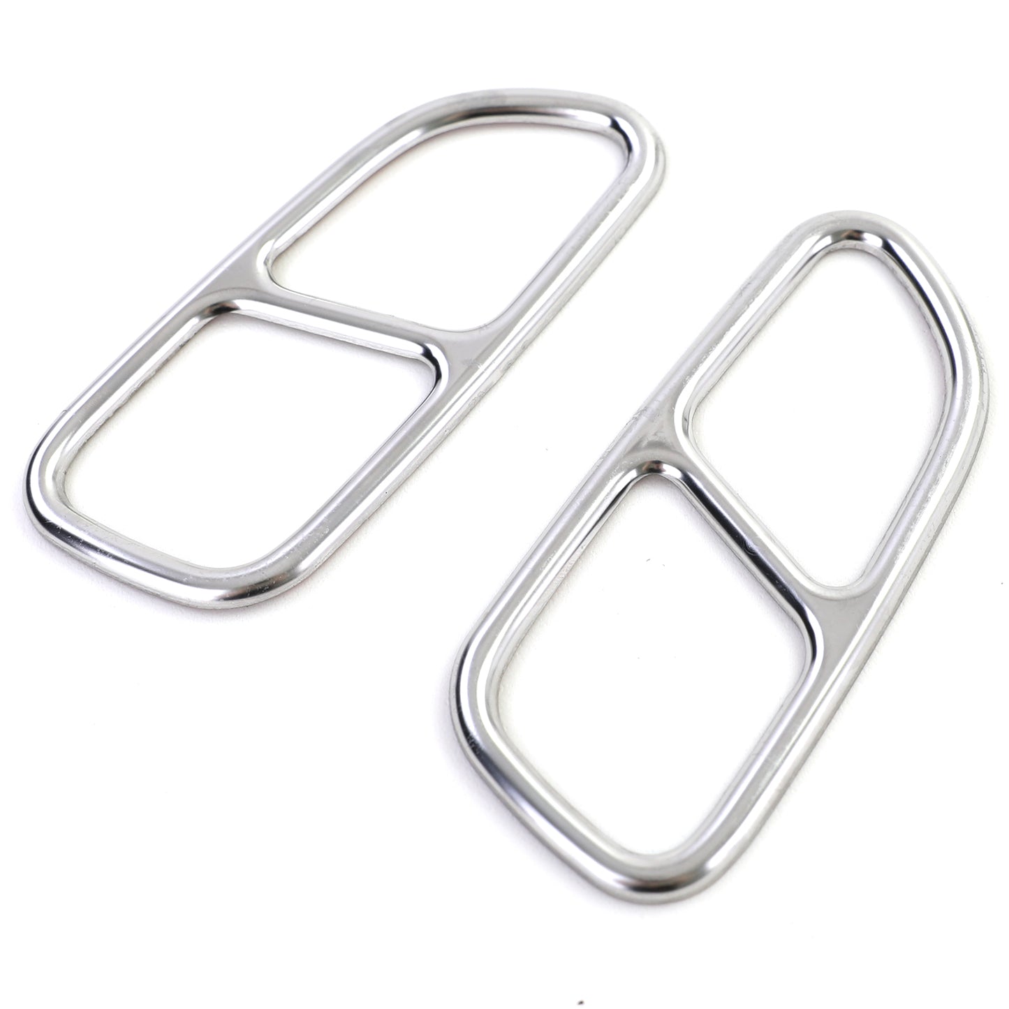 Cornici Terminali di Scarico Cromate Ottica 4 Tubi per Mercedes SLK R171 08-11 AUTOELEGANCERICAMBI