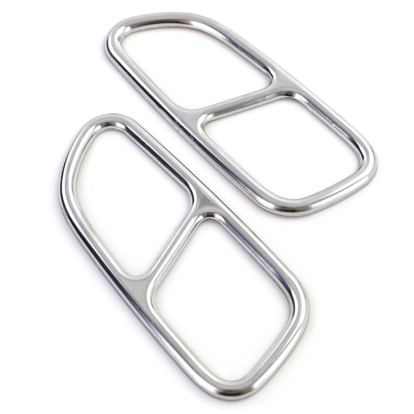 Cornici Terminali di Scarico Cromate Ottica 4 Tubi per Mercedes SLK R171 08-11 AUTOELEGANCERICAMBI