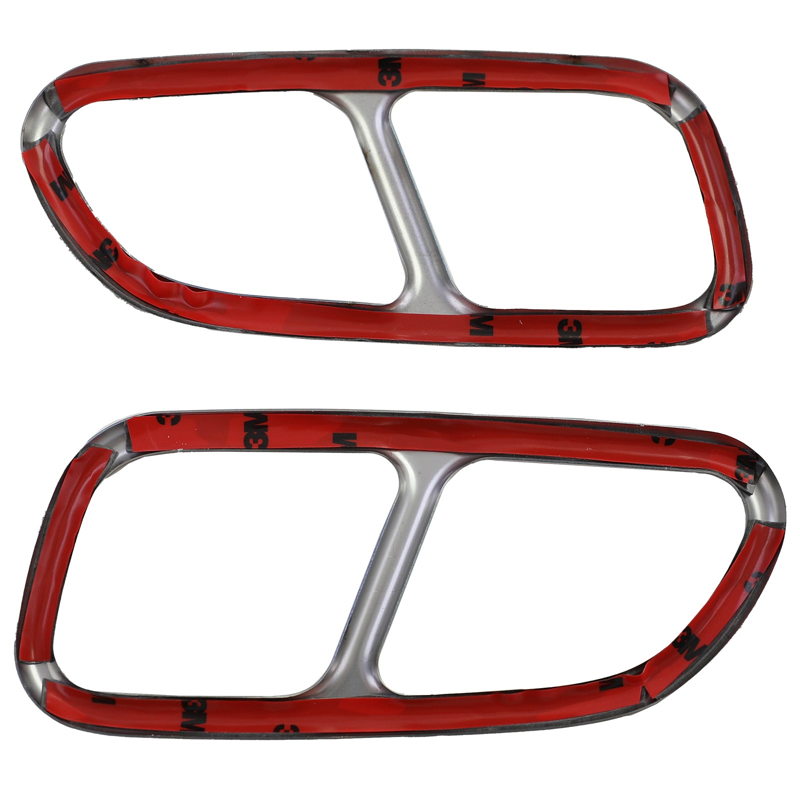 Cornici Terminali di Scarico Cromate Ottica 4 Tubi per Mercedes SLK R171 08-11 AUTOELEGANCERICAMBI