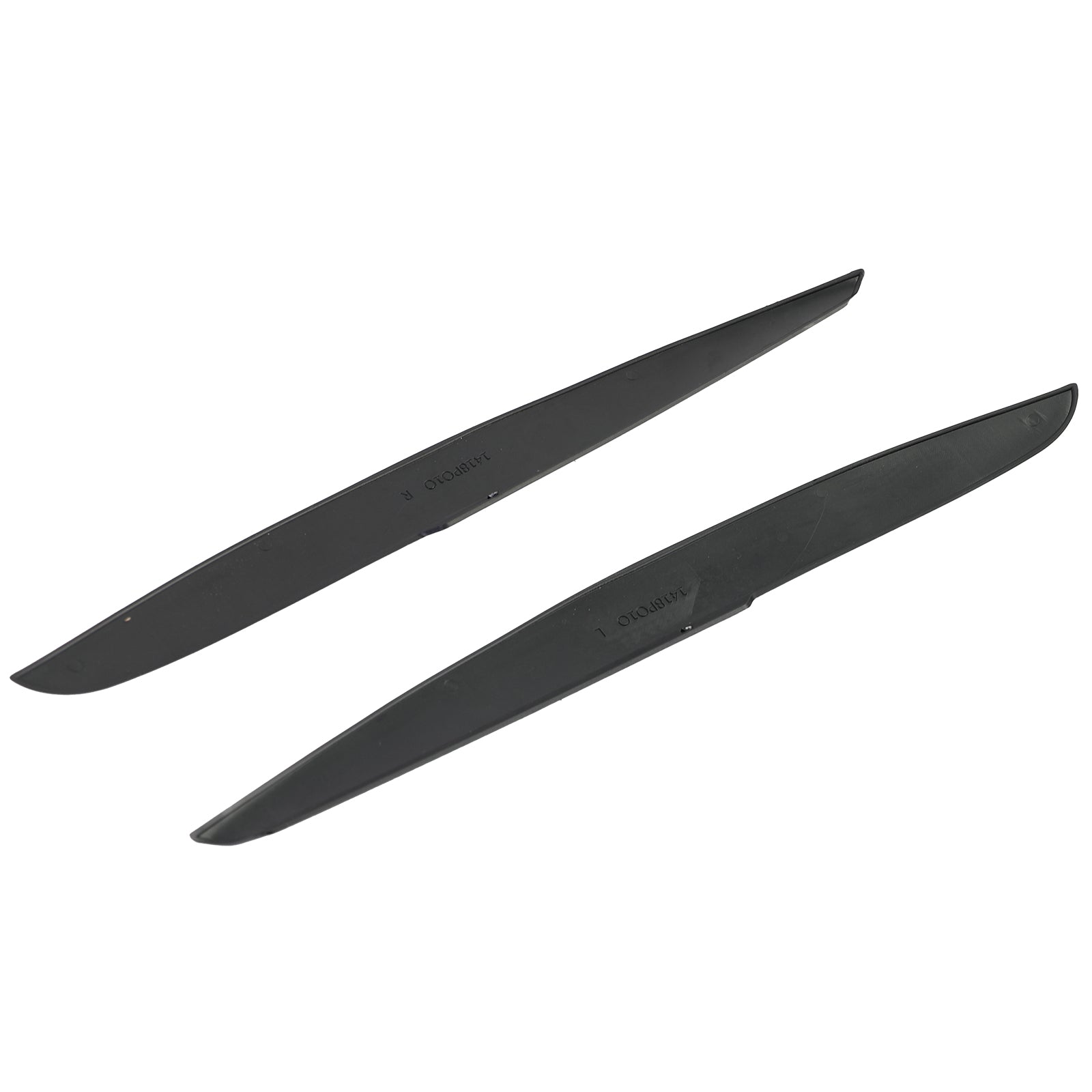 Coprifari Evil Eye Nero Lucido adatto per VW Polo 6R 6C 09-17 AUTOELEGANCERICAMBI