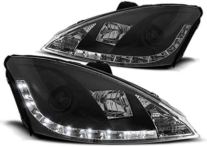 💫ART.6418 FARI ANTERIORI DAYLIGHT NERI per FORD FOCUS 2001-2004 💫