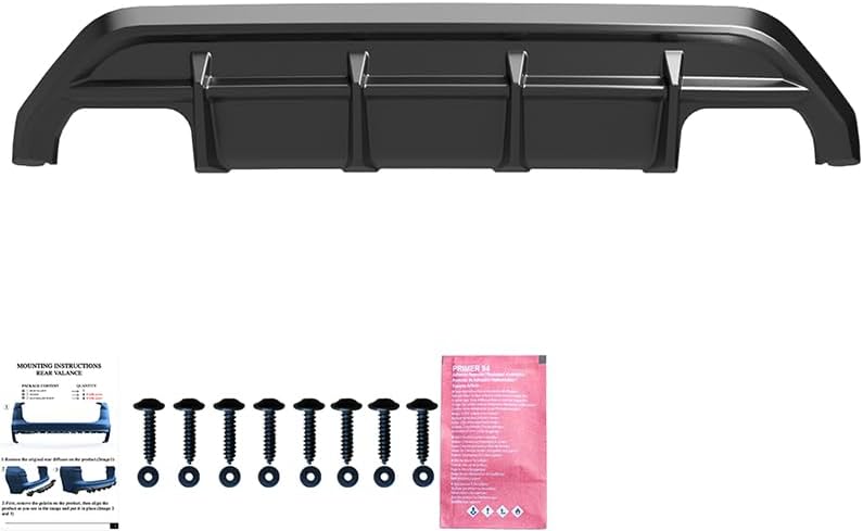 💫ART.8798 Diffusore Posteriore Nero Lucido per Audi A3 (8Y) S-Line/S3 Facelift 2025+💫