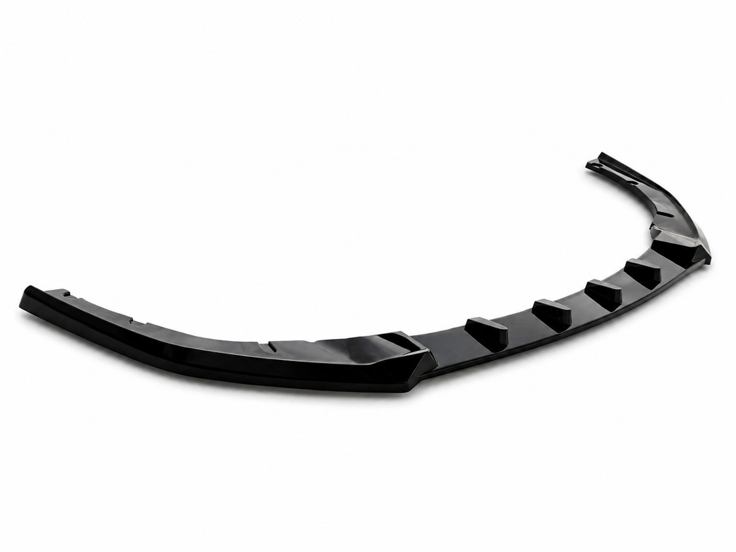 SPLITTER SUITABLE FOR VW GOLF 8 GTI GTD RLINE LOOK GLOSSY BLACK SPORTY DESIGN 