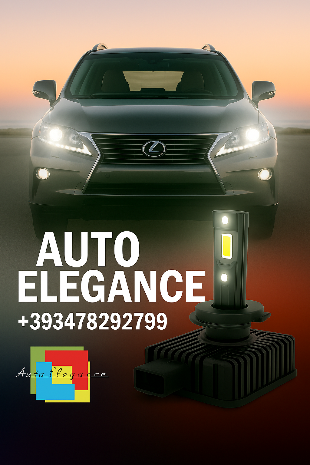 COPPIA LAMPADE D2S LED DA XENON A LED PER   LEXUS RX 2009+