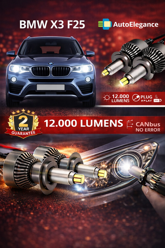 KIT LED per BMW X3 F25 ANABAGLIANTI H7 CANBUS Bianco 6500K 360 gradi