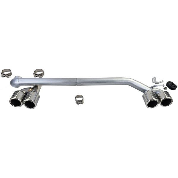Terminale di scarico Duplex 4 Pipe Look Conversion adatto per BMW F30 F31 320 325 328 330