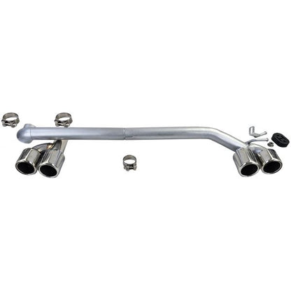 Terminale di scarico Duplex 4 Pipe Look Conversion adatto per BMW F30 F31 320 325 328 330