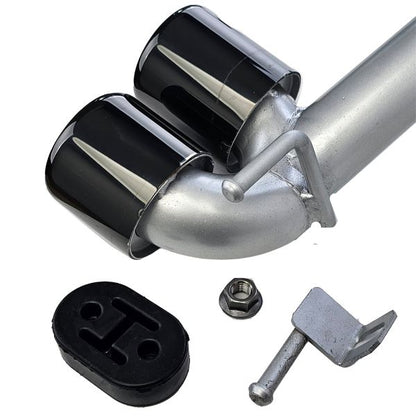 Terminale di scarico Duplex 4 Pipe Look Conversion adatto per BMW F30 F31 320 325 328 330