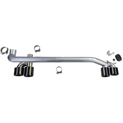 Terminale di scarico Duplex 4 Pipe Look Conversion adatto per BMW F32 F33 F36 425 428 430