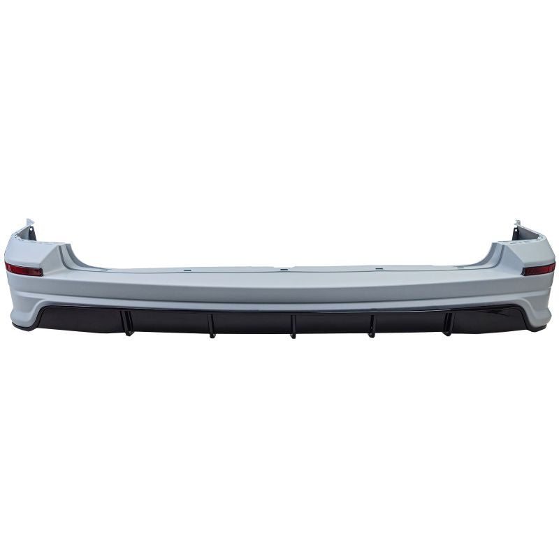 PARAURTI POSTERIORE PERFORMANCE CON DIFFUSORE NERO LUCIDO PER VW T6 / T6.1 2015+