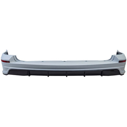 PARAURTI POSTERIORE PERFORMANCE CON DIFFUSORE NERO LUCIDO PER VW T6 / T6.1 2015+