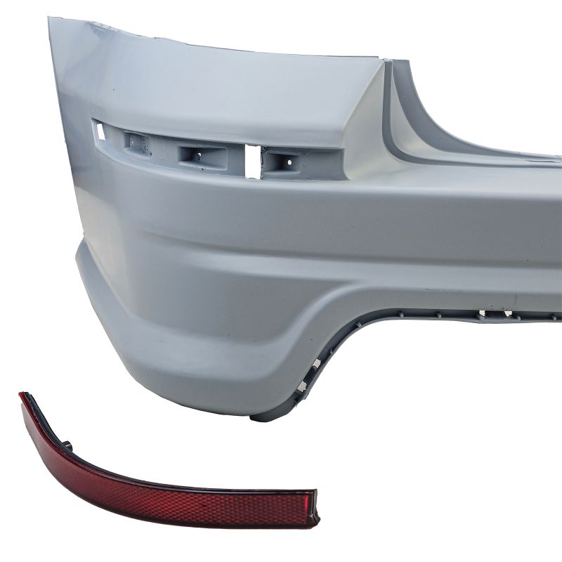 PARAURTI POSTERIORE PERFORMANCE CON DIFFUSORE NERO LUCIDO PER VW T6 / T6.1 2015+