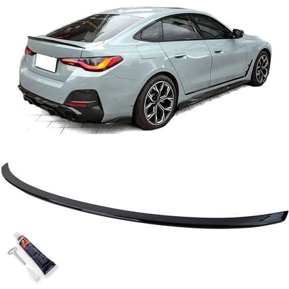 Rear Spoiler Lip Performance Black Gloss Suitable for BMW 4 Series G26 Gran Coupe