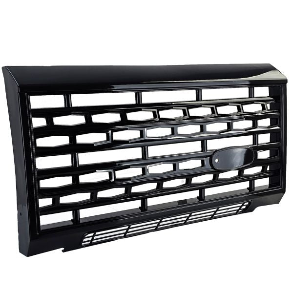 Gloss Black Grille Suitable For Land Rover Defender LD 90 110 2007-2015