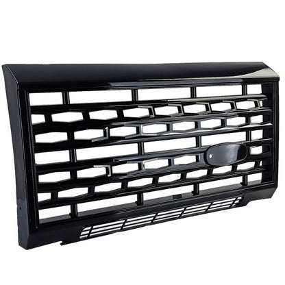 Gloss Black Grille Suitable For Land Rover Defender LD 90 110 2007-2015