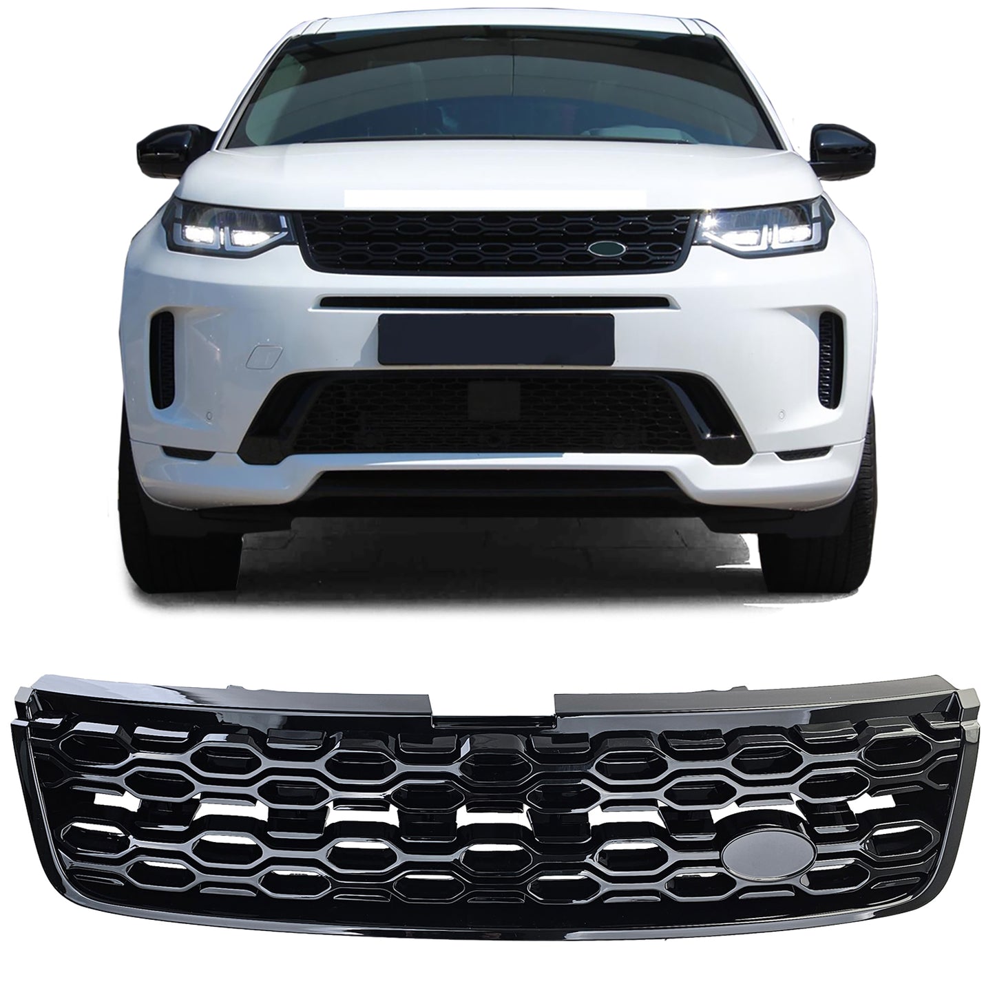 Gloss Black Sports Grille for Land Rover Discovery Sport L550 from 2020
