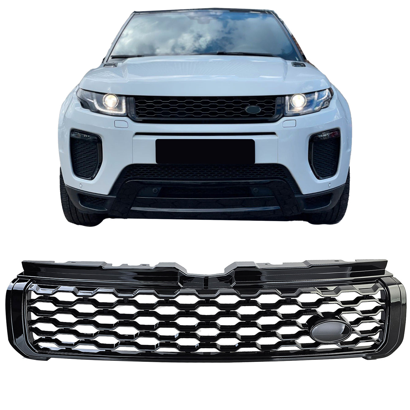 Calandra Sport Black Gloss adatta per Range Rover Evoque L538 2015-2018