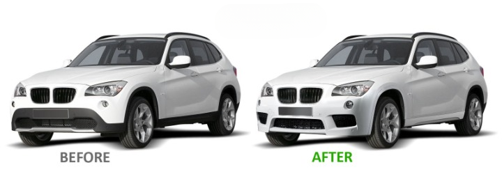 💫ART.7511 Paraurti Anteriore SPORT PDC per BMW X1 E84 2009-2013💫