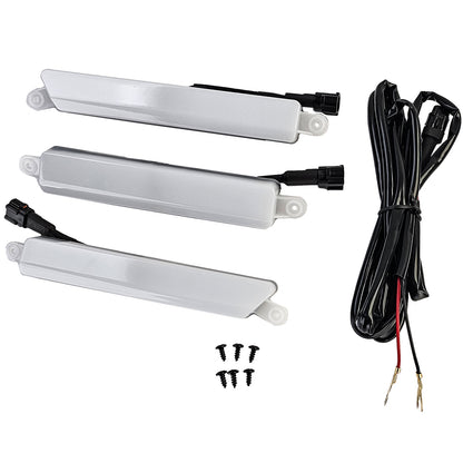 Griglia a nido d'ape Performance nera con LED adatta per Ford Ranger T8 19-23