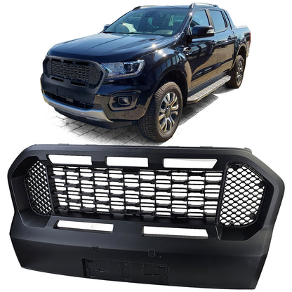 Griglia a nido d'ape Performance nera adatta per Ford Ranger T8 19-23 2.0 TDCi