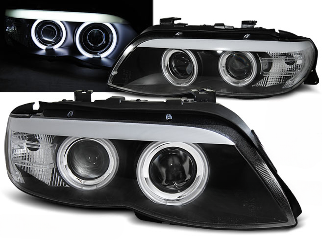 FARI ALLO XENO ANGEL EYES CCFL NERO per BMW X5 E53 11.03-06