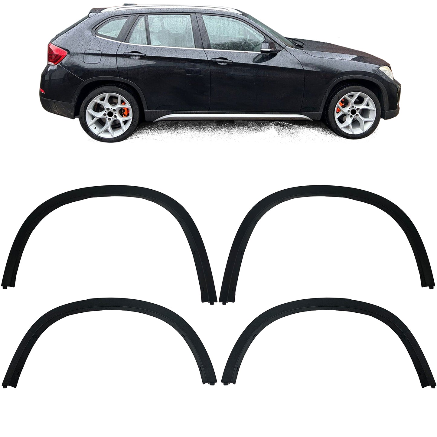 Coperture Set parafanghi passaruota adatto per BMW X1 E84 09-15