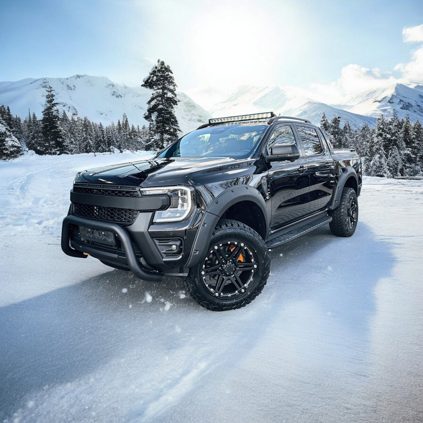 ❄️Set di estensioni per passaruota da 6" adatto per Ford Ranger T9 da 23❄️