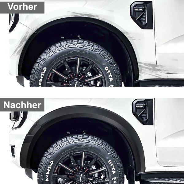 Wheel Arch Mudguard with PDC Set 9" for Ford Ranger T9 from 2023