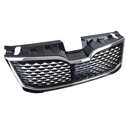 Griglia del radiatore sportiva cromata nera per Skoda Octavia 5E Facelift 17-20